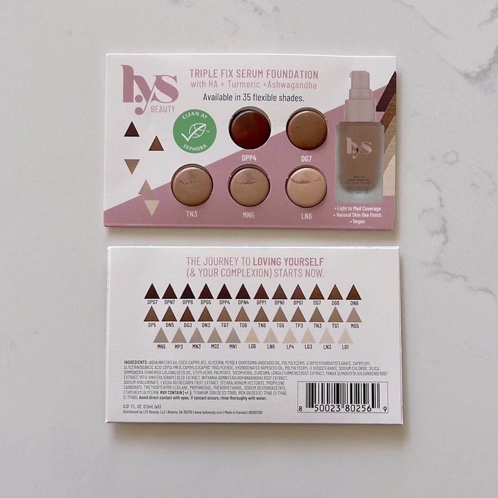 lys beauty Triple Fix Serum Foundation